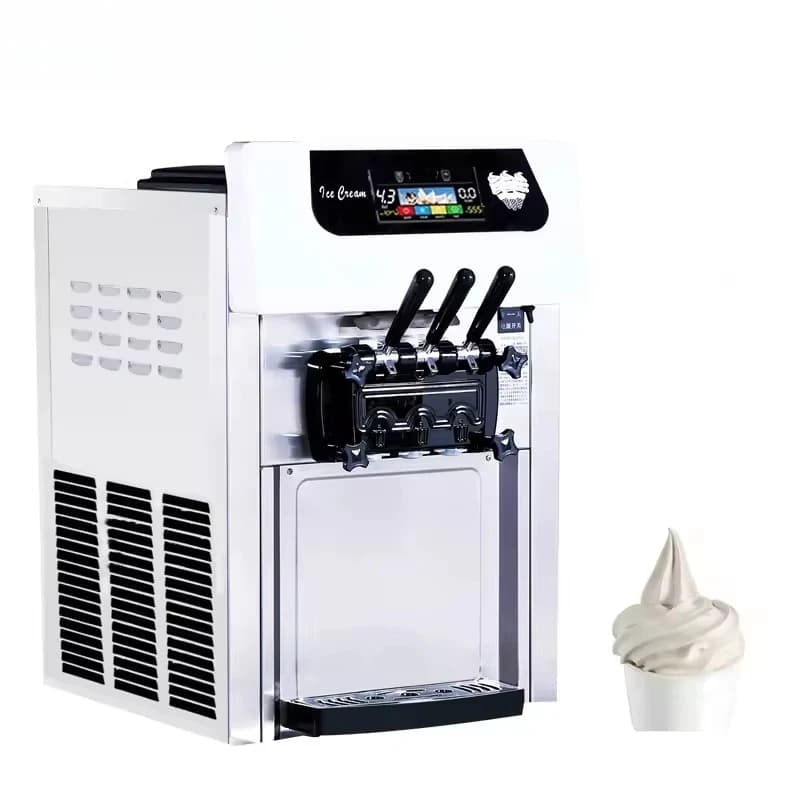 Commercial Automated Table Top 3 Flavors Cheap Yogurt Soft Serve Ice Cream Machine For Sale
