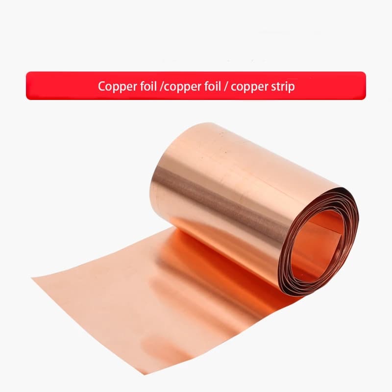 Copper Foil Roll, Thickness 0.01x Width 100x Length 1000mm, Pure Copper Foil Roll Copper Tape, Used For Electrical Maintenance