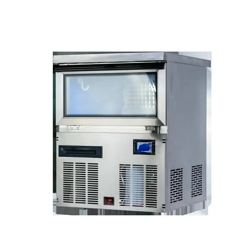 Commercial or Home Use 125kg/day Ice Maker Full Ice Cubic Maker for Bubble 220v Compressor