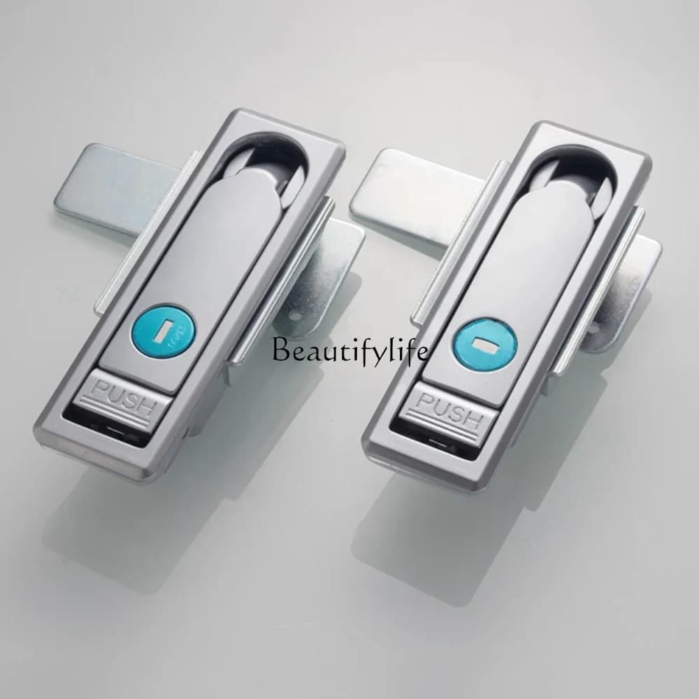 2MS104C zinc alloy flat lock handle lock, distribution cabinet door lock