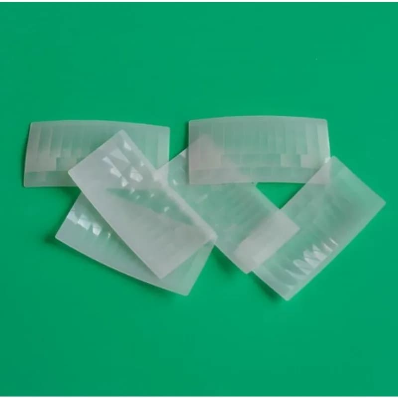 10PCS Focal Length 25mm PIR Lens 68X34mm Fresnel HDPE Human Body Infrared Sensor Lens Lenses