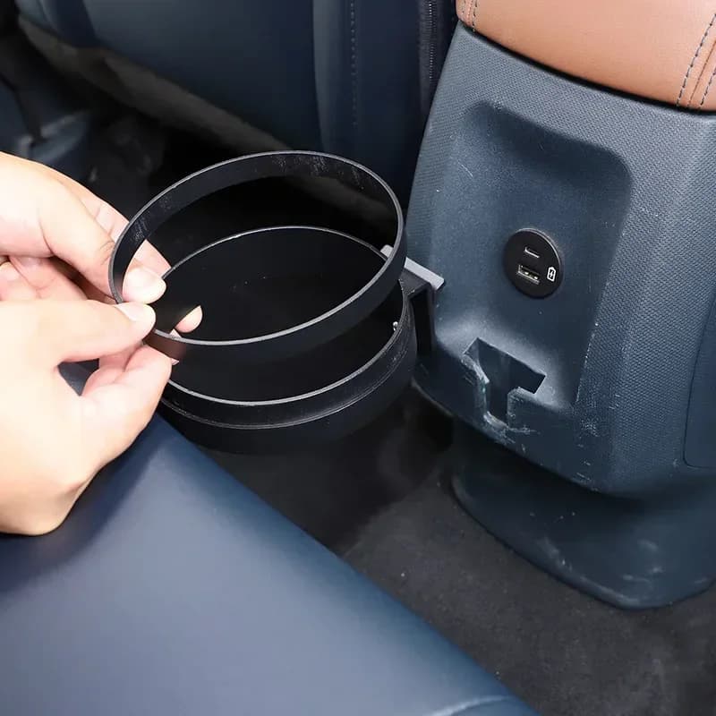 For Ford Maverick 2022 Aluminum Alloy Rear Seats Garbage Bag Holder Fixing Ring Interior Molding Accessories
