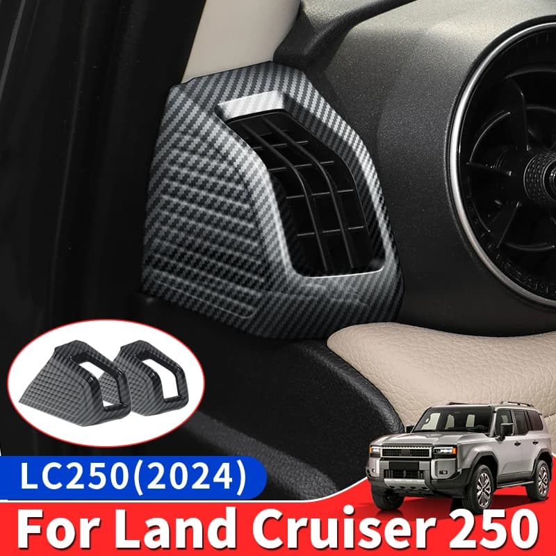 For 2024 Toyota Land Cruiser Prado 250 1958 Left and Right Air Conditioning Vent Decoration Cover LC250 Interior Accessories