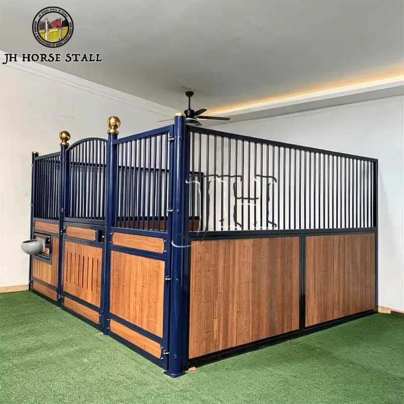 12x12 Swing Pine Durable Steel Customized Size Fence Wood Horse Stall Stable Box Door for Sell