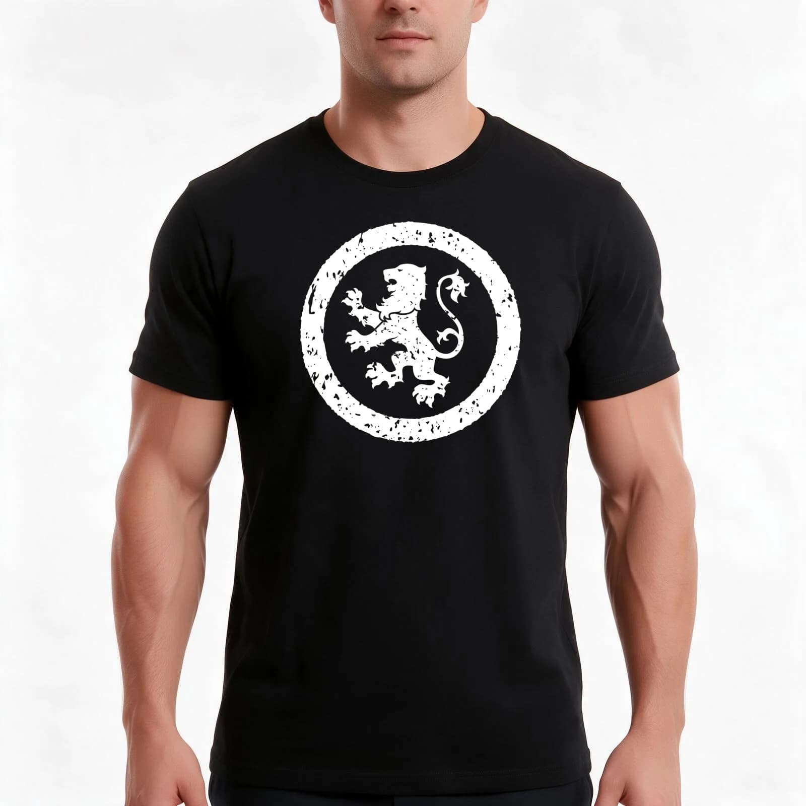 Scotland the Brave T-Shirt, Summer Casual Cotton Tee, Oversized Streetwear Tops, Vintage Graphic Print, Loose Fit Short Sleeve