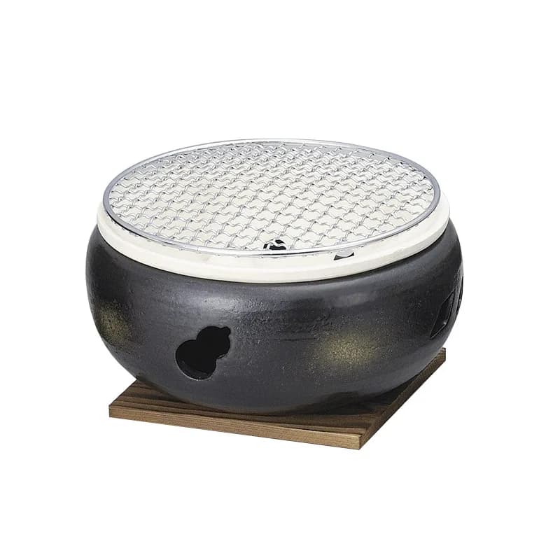Charcoal barbecue grill is small
