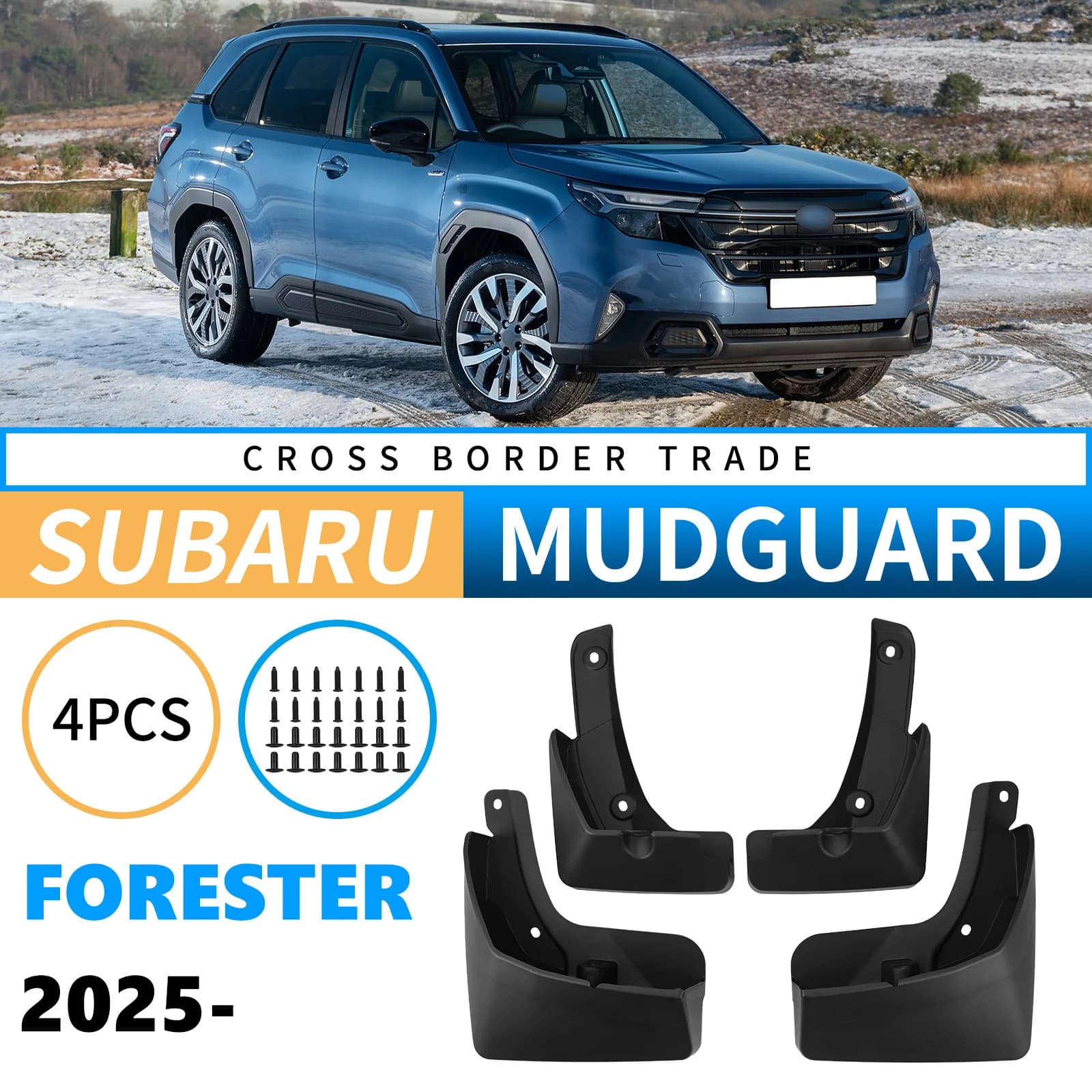 Mudflaps Mudguards Fit for Subaru Forester 2025 Mudguards Tire Fenders Mud Flaps Wheel Guards Accessories