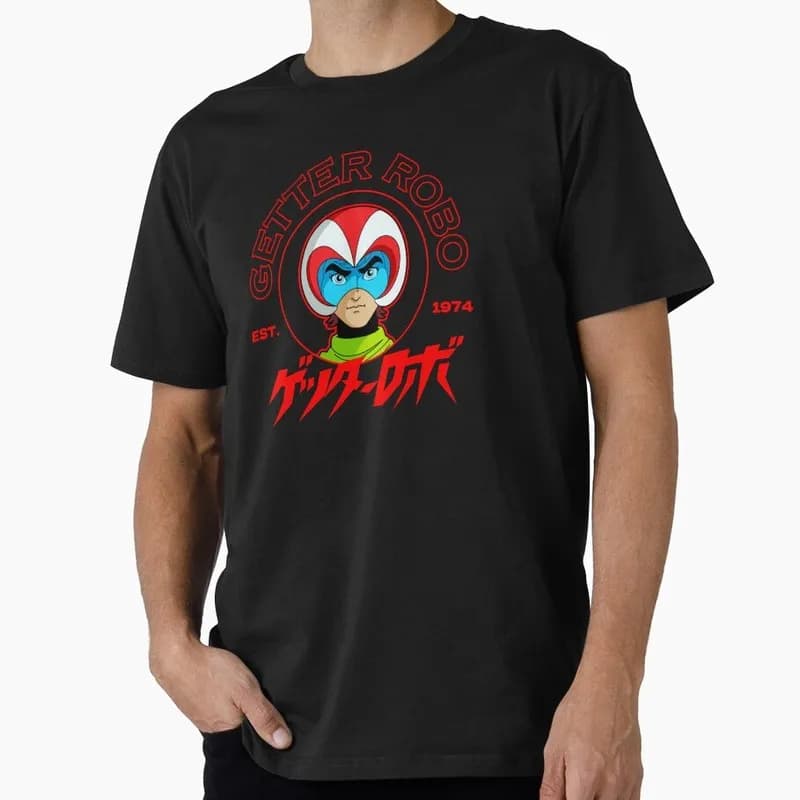 Kagaku Ninja-Tai Gatchaman Science Ninja Team Unisex Graphic T-shirt Vintage 70s Anime Battle of the Planets G-Force Fan Tops