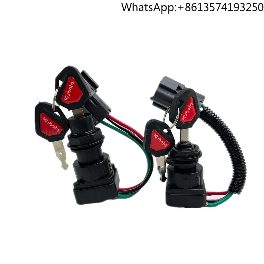 For RC461-53962 RC461-53960 Kubota KX15/30/KX135/155/161/163/165/175/185 Start Lock Ignition Switch Excavator Parts Free Shippin