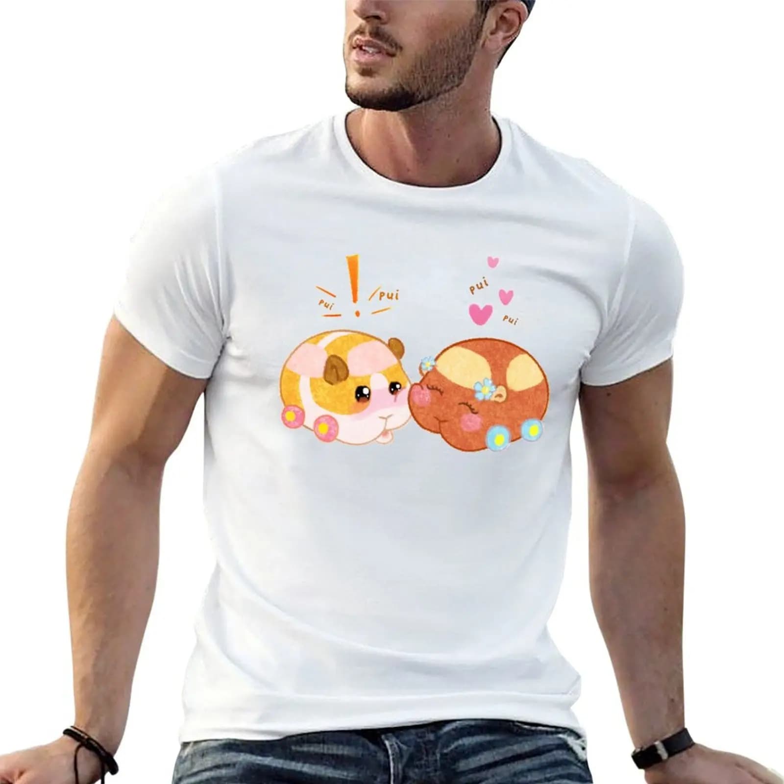 Pui Pui Molcar - Potato and Choco Confession! T-Shirt Clothing tshirts personalised mens t shirts