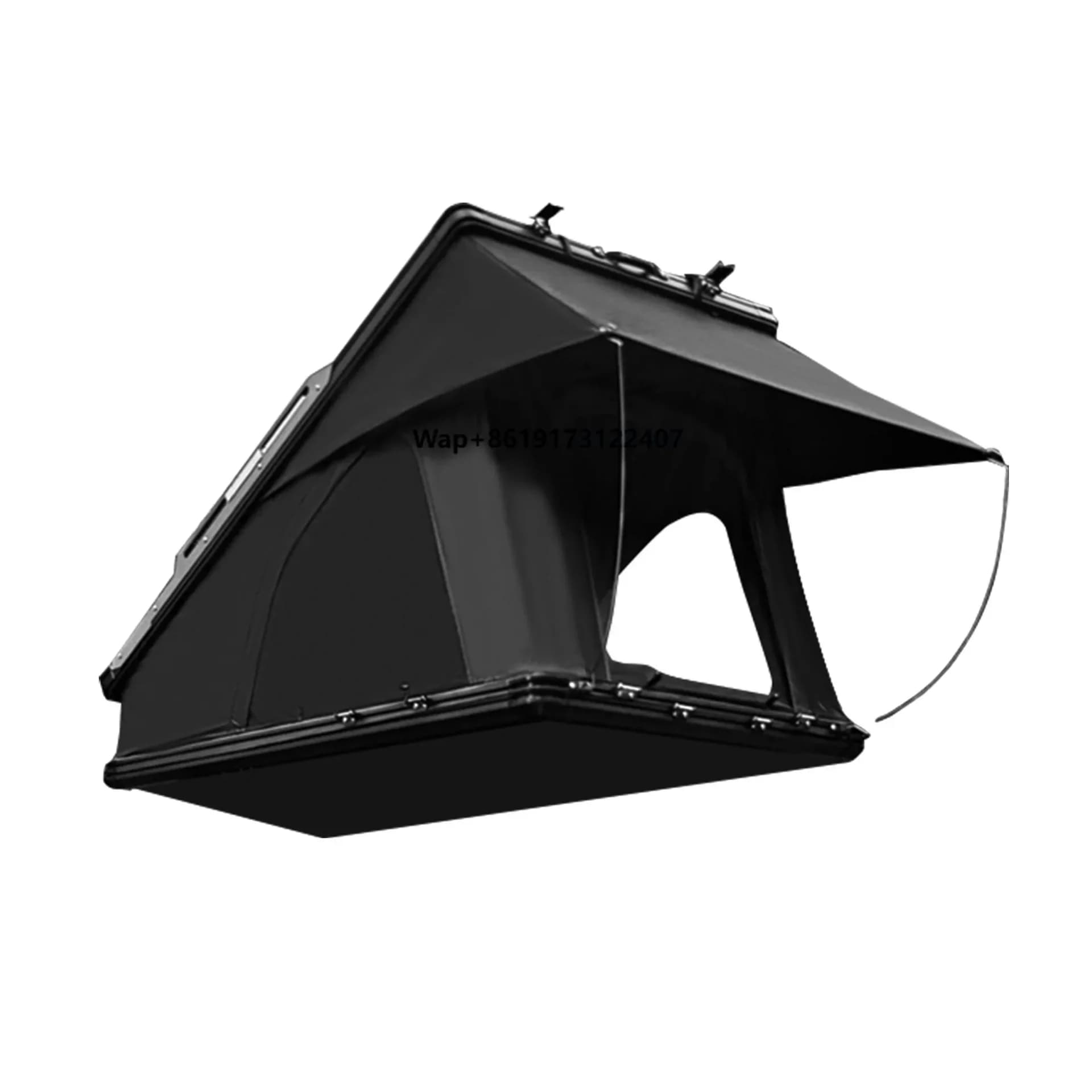 Factory Direct Quick Open Automatic Aluminum Alloy Hard Top Triangle Tent Waterproof Outdoor Camping Car Mount Rooftop Tent
