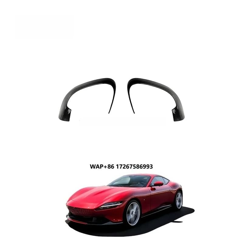 N Style Dry Carbon Fiber Side Mirror Cover for  Body Kits