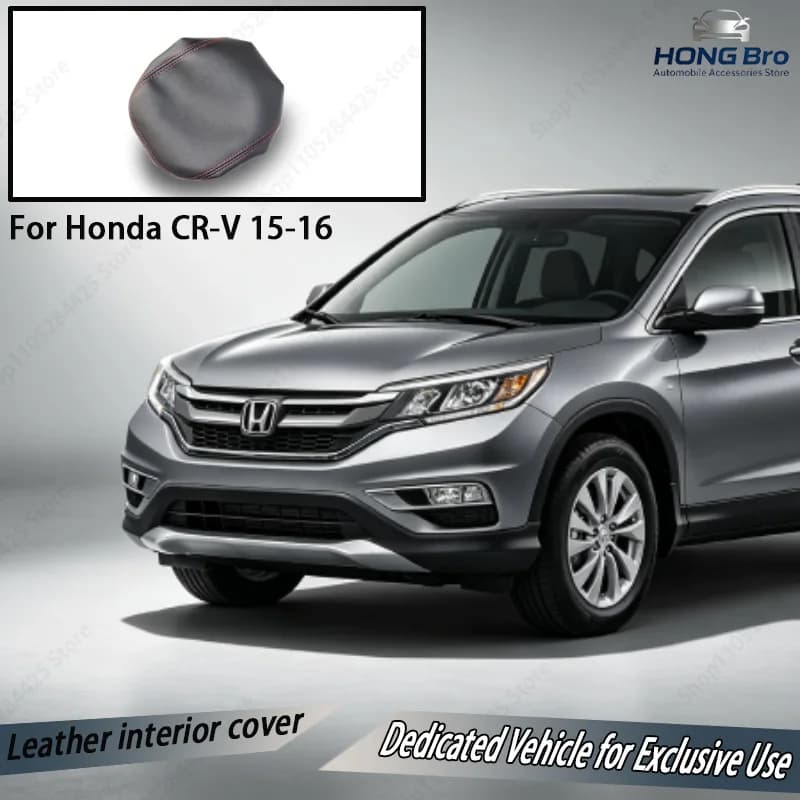 Suitable for 15-16 CRV (Honda CR-V) Armrest Box Leather Cover, No-disassembly Design, Easy to Install