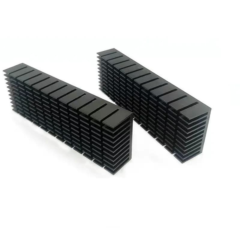 Aluminum Alloy Heatsink 1PC 120*40*20MM Panel Heat Sink CPU Power Amplifier Electronic Routing Cooling Radiator