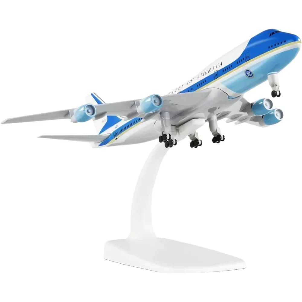 20cm Air Force One B747 Model Airplane 1/300 scale Diecast Metal Airplane Model for Aviation Enthusiasts Gifts Display Collectio