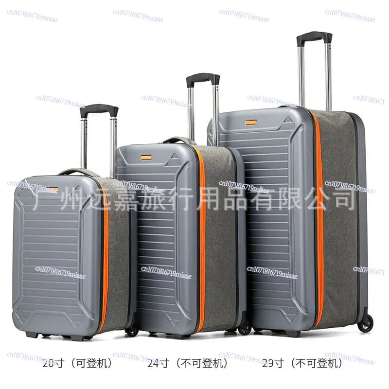 Cross-border Hot-selling Folding Trolley Case Large Capacity Easy-to-store Suitcase Factory 20-inch Boarding Case PC Case