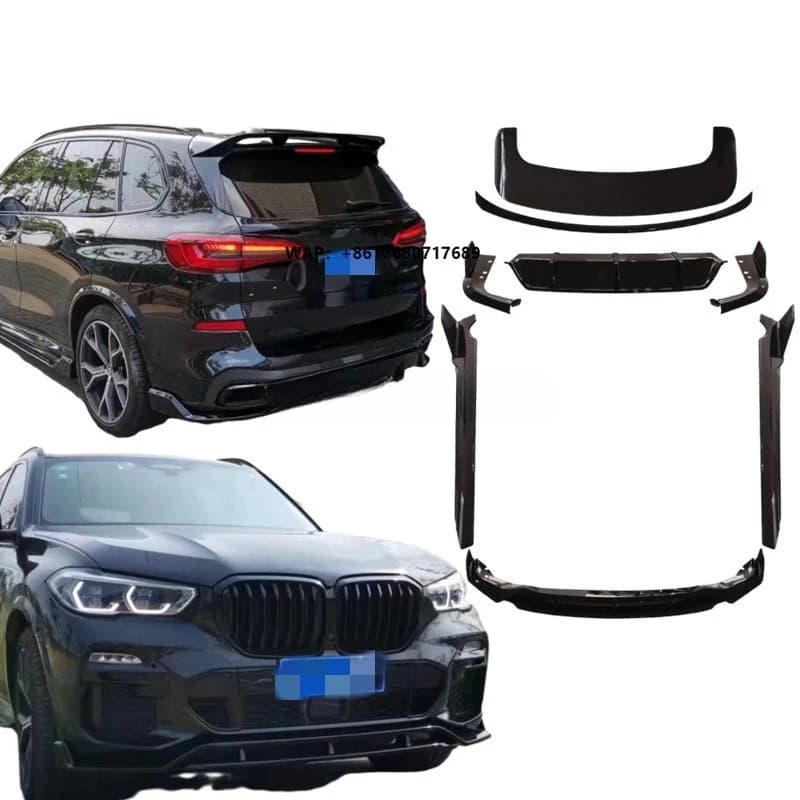 X5 Car Body Kits M Performance Bodykit Full Wide M Sport Black Samurai Style Body Kit for   X5 G05 2018 2019 2020 2021