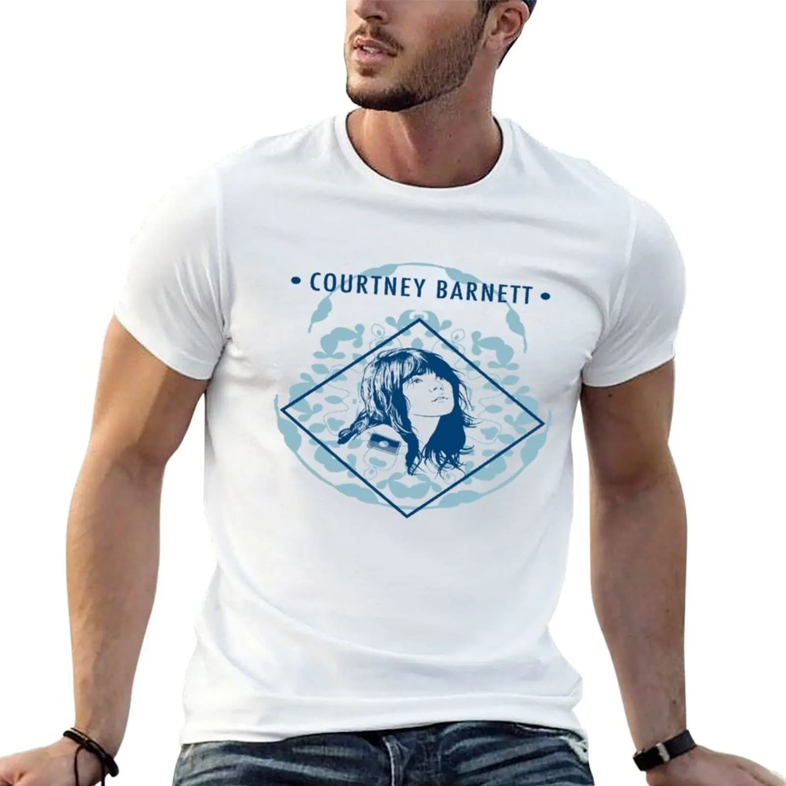 Courtney Barnett - blues barnett T-Shirt summer top oversized graphic tee luxury clothes men