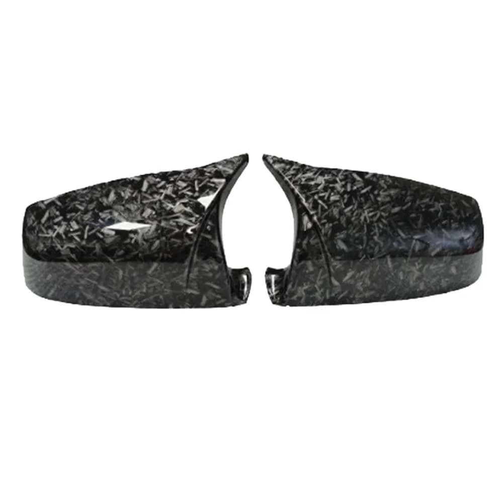 Protective Cover Carbon Fiber Glossy Black Forging Pattern Door Mirror Shell For BMW 5 Series E60 E61 F10 F11 E61 2004-2017