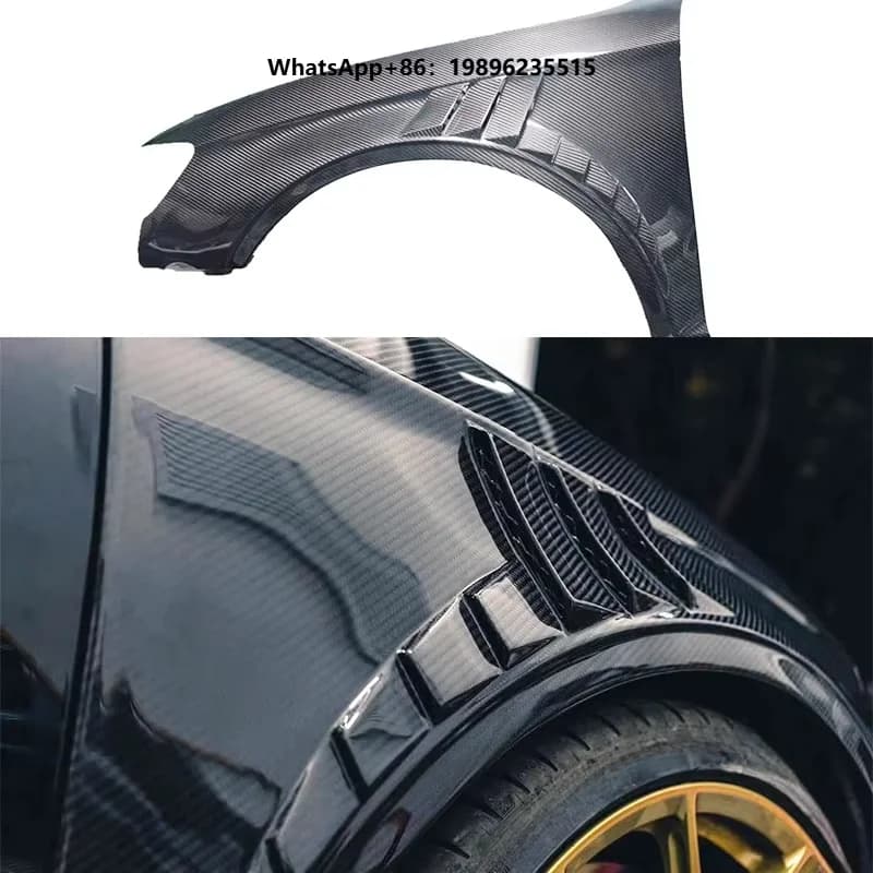 New  A3 S3 RS3 CARBON Fiber Car Fenders Auto Front Wheel Inner Fenders for  A3 S3 RS3 2015-2019