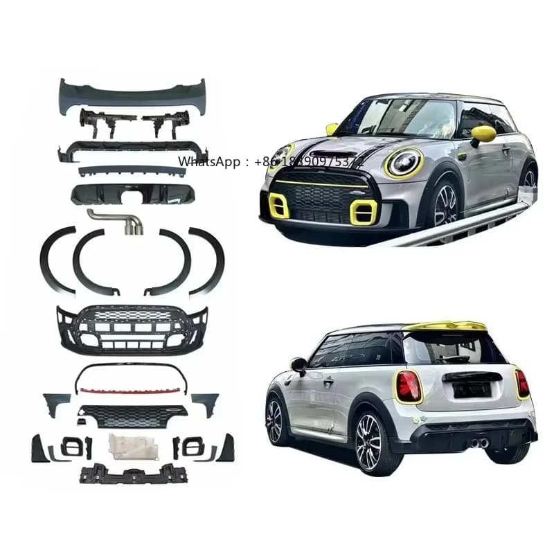 JCW Body Kit for  2014-2020 Mini F55/F56 Old Upgrade to New 2021JCW Front Bumper Rear Bumper Fender Flares