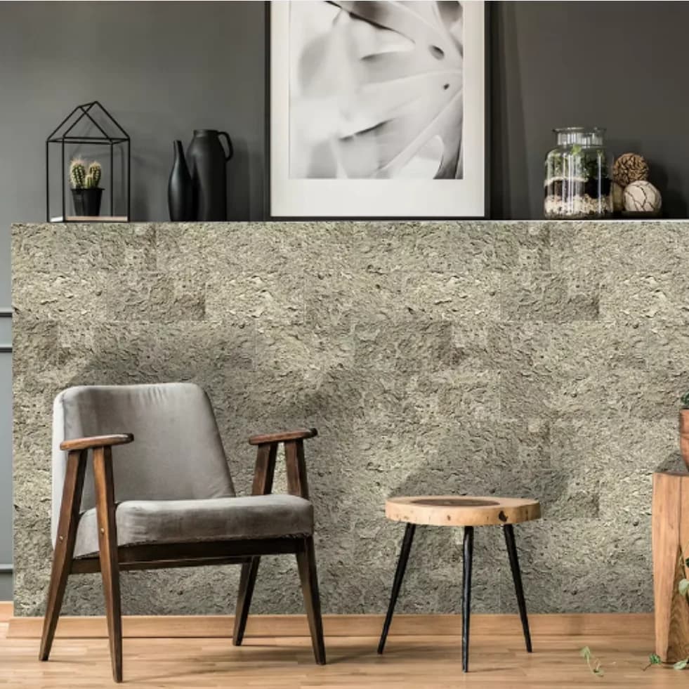 Retro Grey Wood Pattern Vintage Tile Stickers 3d Matte Thickened Foam Wall Sticker Self-Adhesive Wallpaper Kitchen Home Rnovate