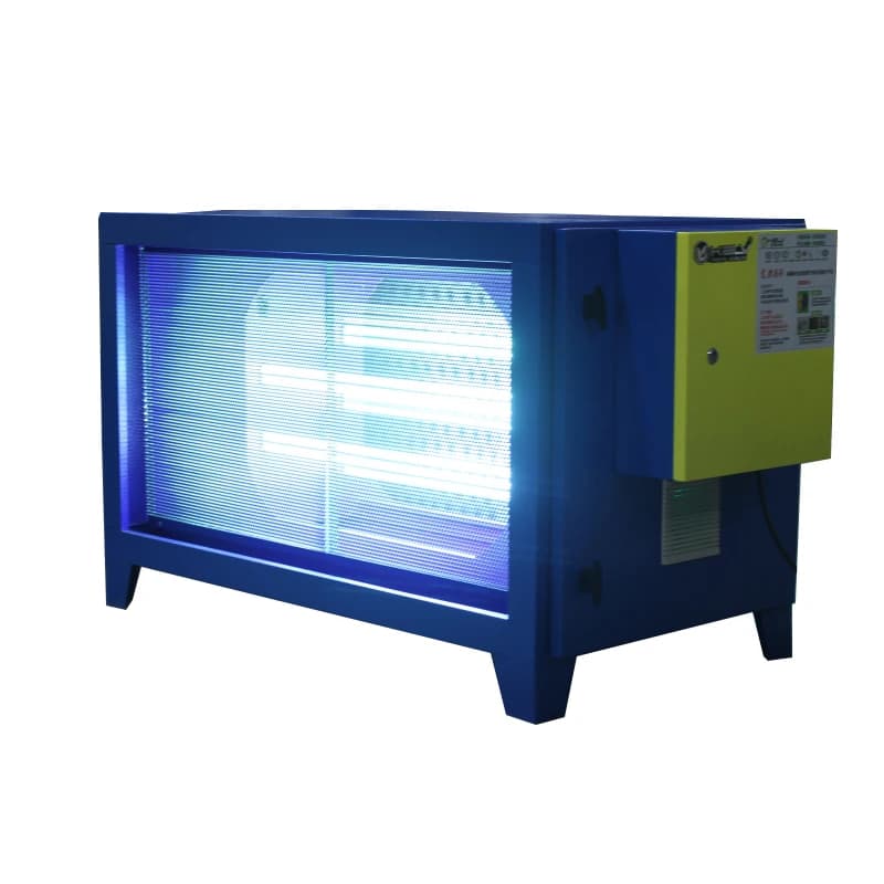 UV Ozone Filter Air Cleaner System With Removal Rate 95% Odour for Kitchen Fume Smell and Manufacturing VOCS Odor Clean Filter