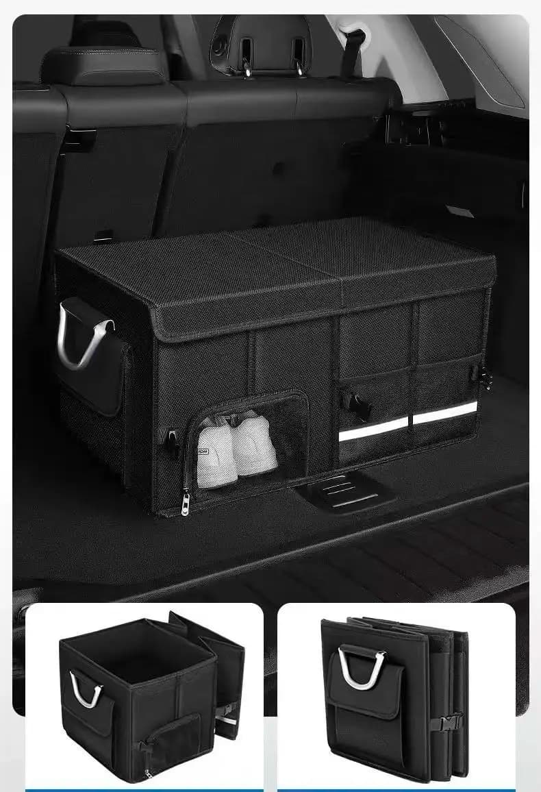 Car Trunk Organizer 36L/52L/72L/92L/112L Large Capacity Foldable Car Storage Box Universal