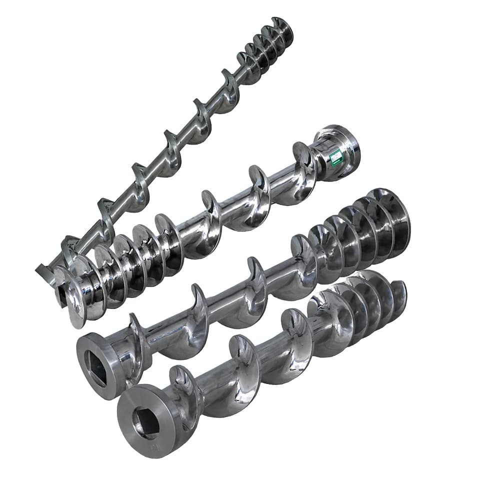 Commercial Meat Grinder Spare Parts CNC Machining Extruder Screw 32 Size Meat Grinder Accessories Mix Meat Mincer Shaft Food