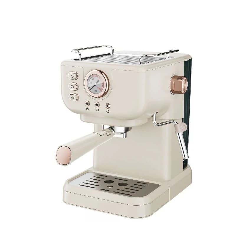 Household semi-automatic integrated retro concentrated high pressure extraction pressure coffee machine
