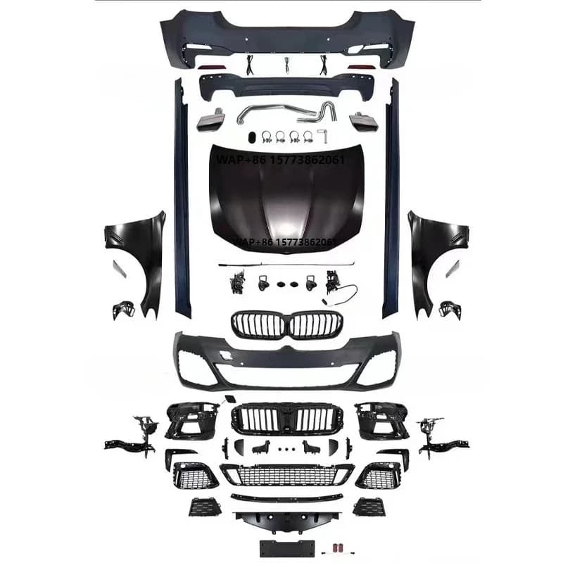 Body Kit for 5 Series 2012-2017 Car Front Bumper F10 F18 Upgrade G30 M5 Style