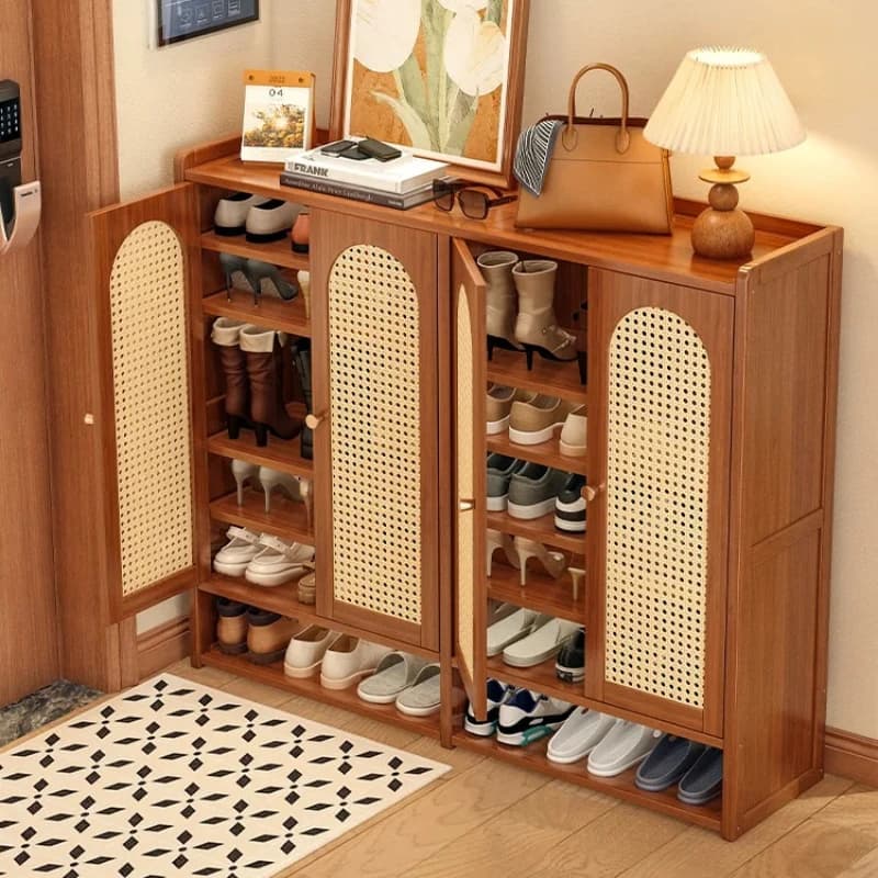 Holder Bamboo Shoes Cabinets Entrance Covers Display Shelving Shoes Cabinets Storage Cheap Schuhschrank Furniture Living Room