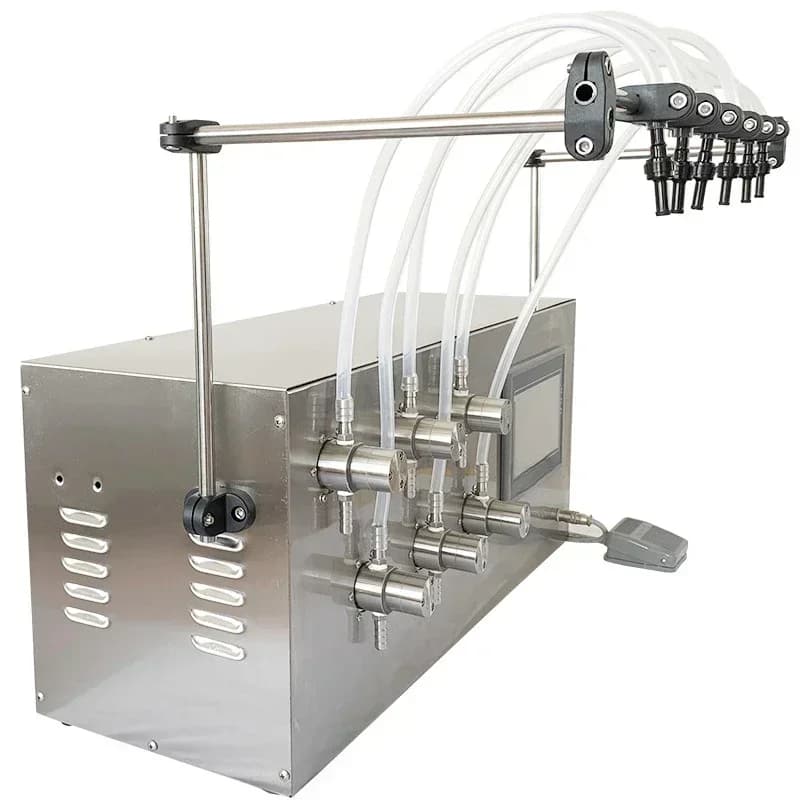 Magnetic Pump Liquid Filling Machine 2/4/6 Head Bottles Hot sales