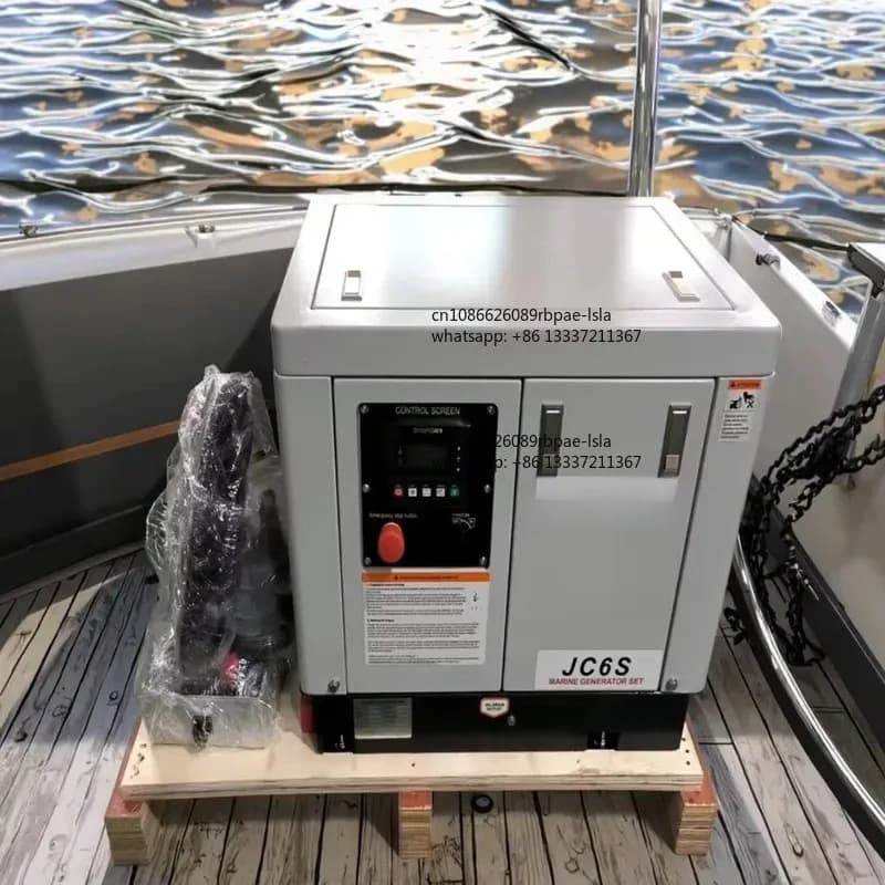 High Quality 3KW 4KW 5KW Generator Set Sea Salt Water Cooled Marine Generators for Boat Yacht