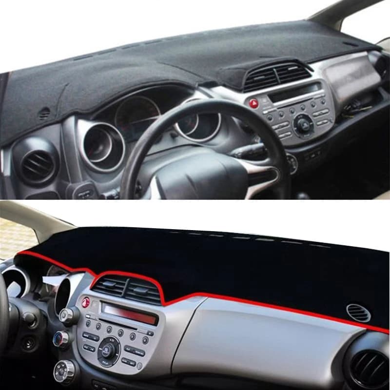 For Honda Fit Jazz 2008-2013 Car Styling Dashboard Cover Mat Pad Dashmat Sun Visor Dash Board Protect Cushion Carpet Accessories