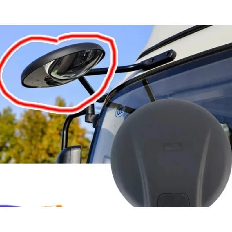 Suitable for Jianghuai truck front down mirror Q6Q7H330S6S7S9 V8A8 small round mirror accessories Daquan Fast Delivery