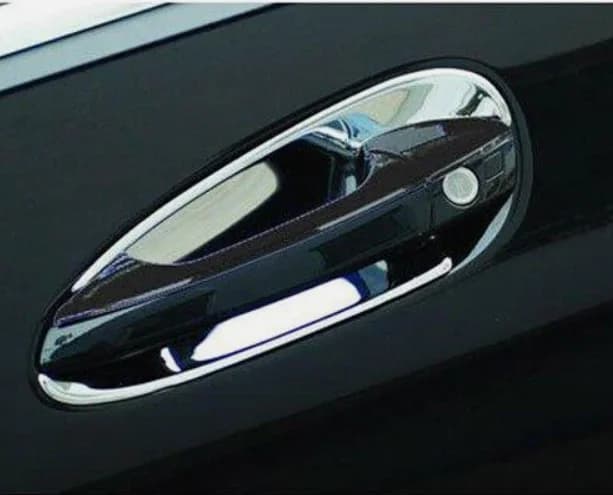 Chrome Exterior Door Handle Cavity Cover For Mercedez Benz W204 C Class 4 doors-- Sturdy Accessory