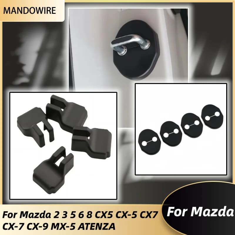 Car Door Limiting Stopper Cove For Mazda 2 3 5 6 8 CX5 CX-5 CX7 CX-7 CX-9 MX-5 ATENZA Car Protective Styling Door Lock Case
