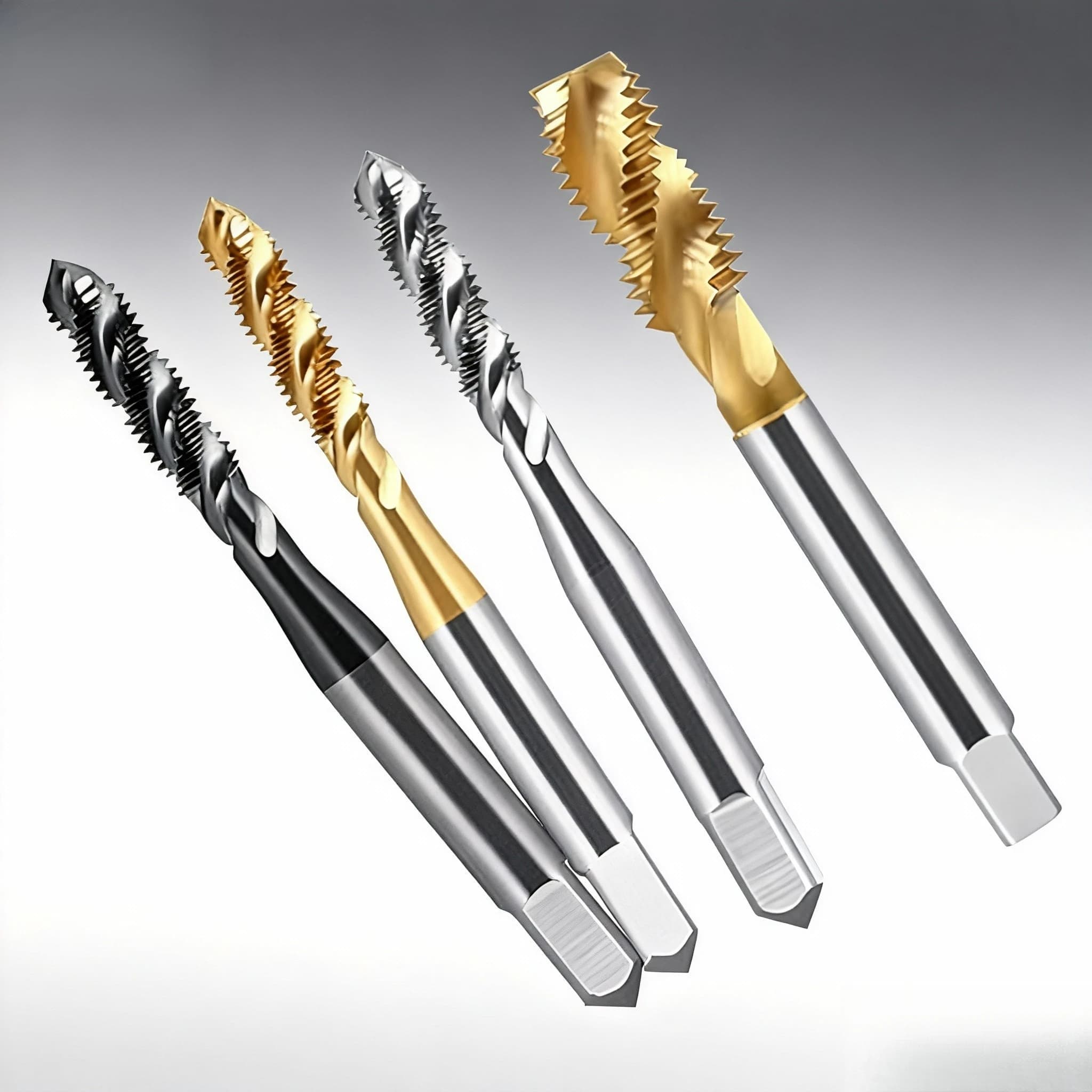 TICN TiN Coated German Standard Cobalt High Speed Steel Right Hand Tricone Tap M2-M7 HRC 60-65 Casting Mold 10mm ODM