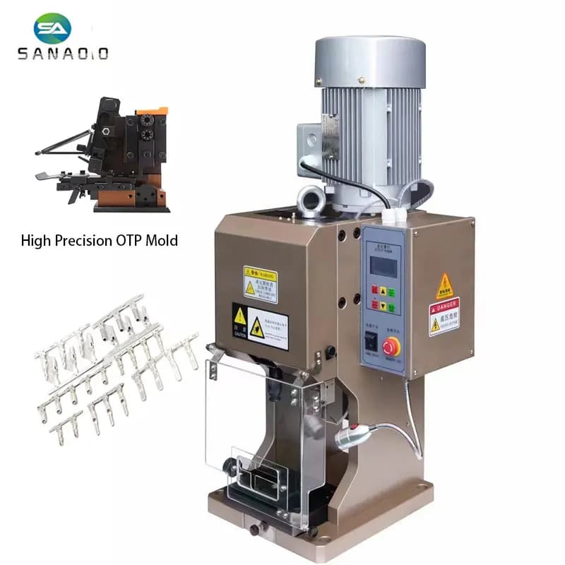 2.0T 4.0T Semi-automatic High Precision Terminal Crimping Machine 0-16 Mm2