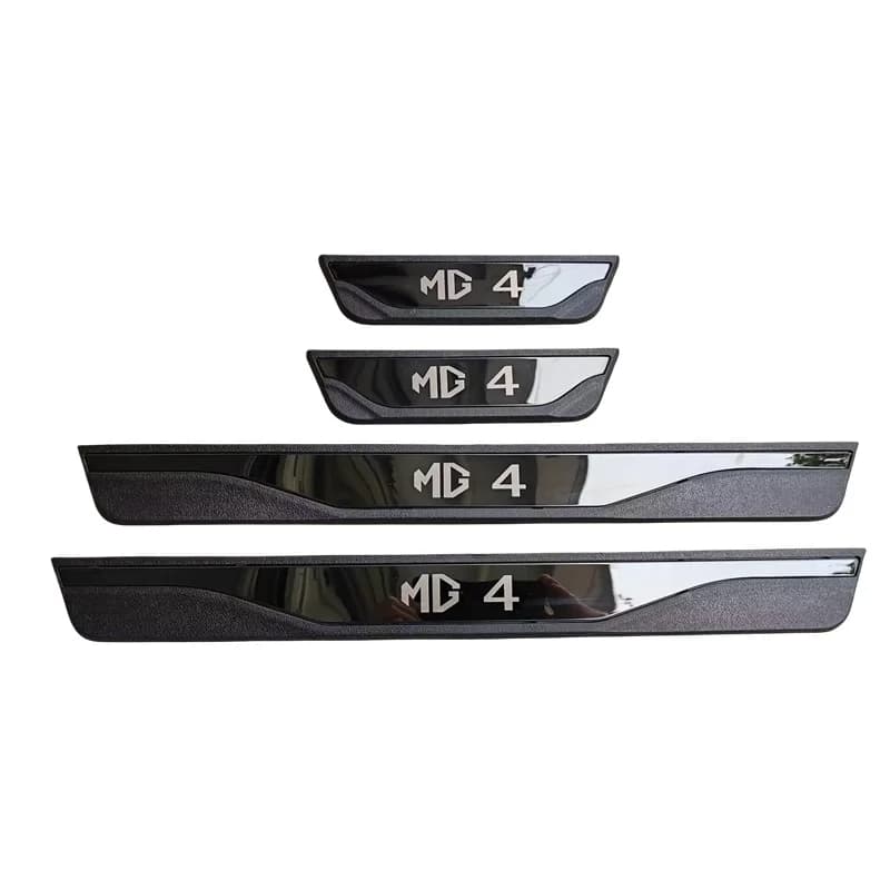 For MG 3 4 MG4 MG3 Car Door Sill Welcome Pedal Adhesive Threshold Protector Sticker ABS Steel Anti-Scratch Entry Guard Trim Cove