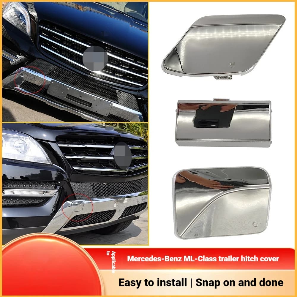 Suitable for 12-15 years Mercedes Benz ML Class W166 front and rear tow hook cover front and rear bumper trailer hole cover