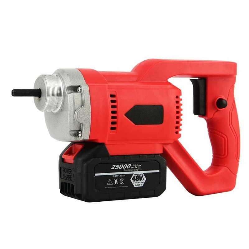 Lithium battery Small charging Portable concrete vibrator Concrete construction vibrator Handheld cement vibrator