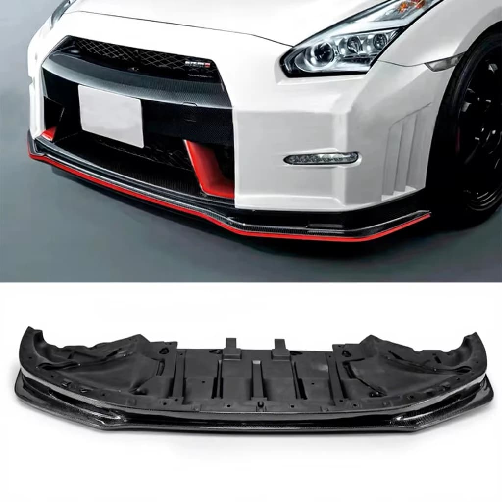 N Style Carbon Fiber Front Lip for Nissan GTR R35 2012-2016 Front Bumper Lip