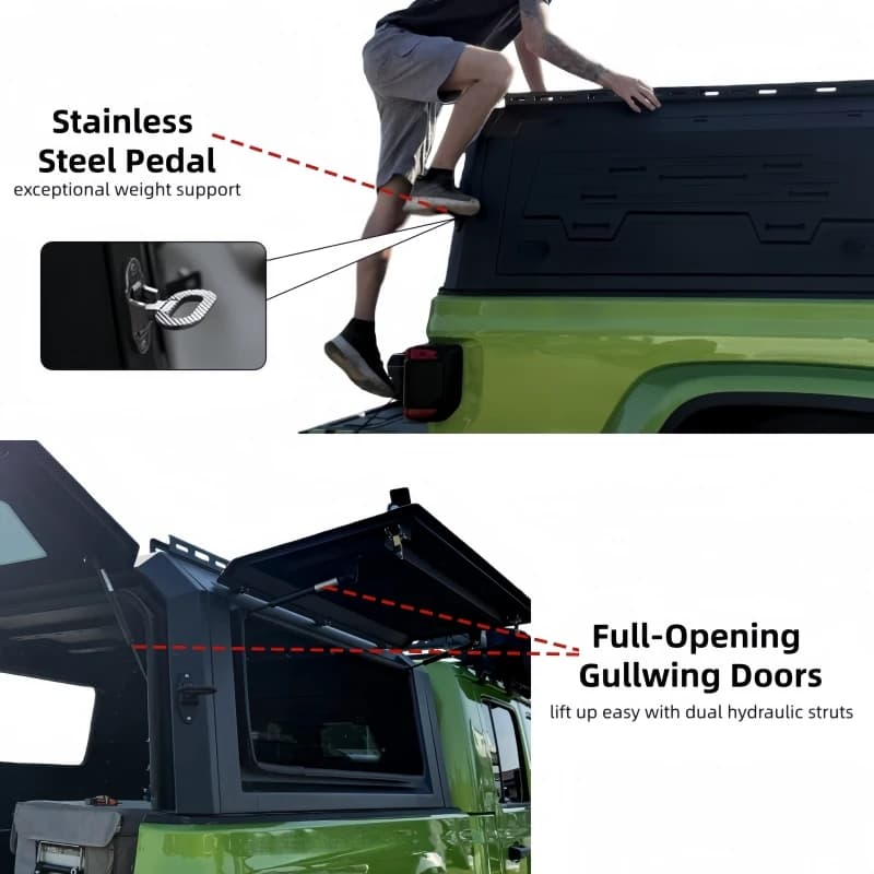 High Quality Aluminum Hardtop Canopy F150 Raptor 2020-2022 5.5FT 6.5FT