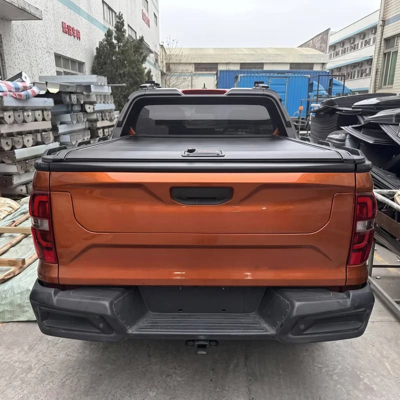 High Quality Manual Roll Up Hard Tonneau Cover Hunter - Aluminum Retractle Roller Shutter Waterproof Ing Pickup