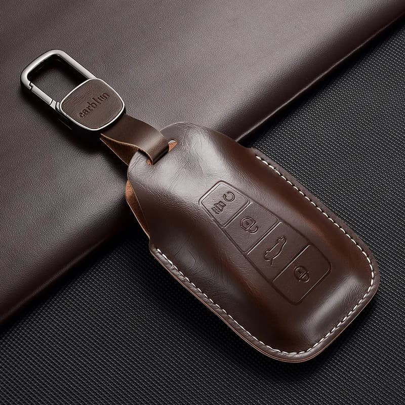 Suitable for Geely Key Cover Dihao GS Leather Bag Boyuexing Ruixingyue L Binyue Buckle Icon Haoyue Shell Cover Hot Sale