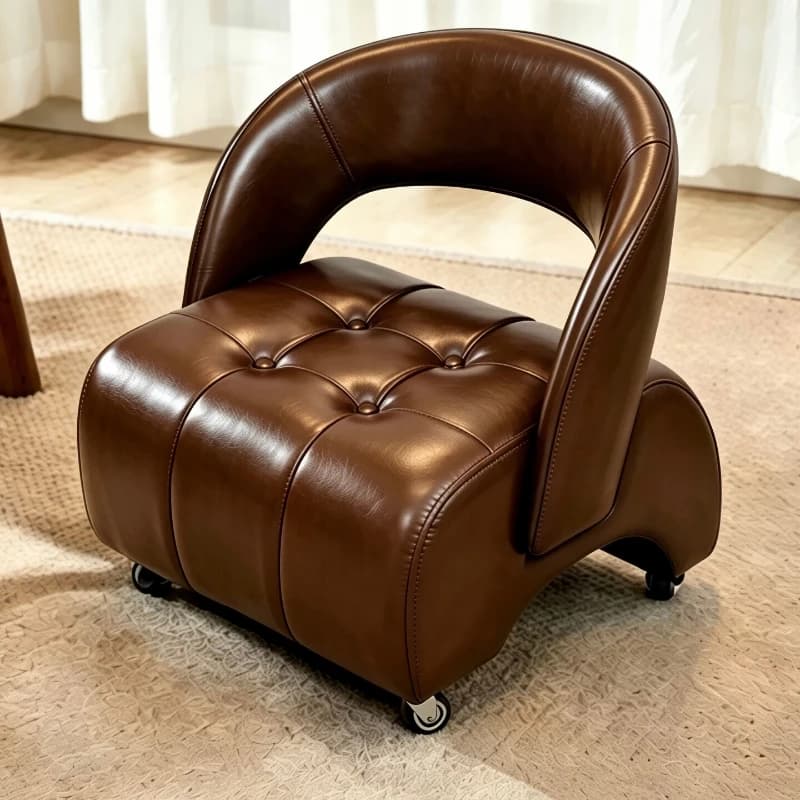 Universal wheel small stool household living room shoe changing stool pulley  sofa
