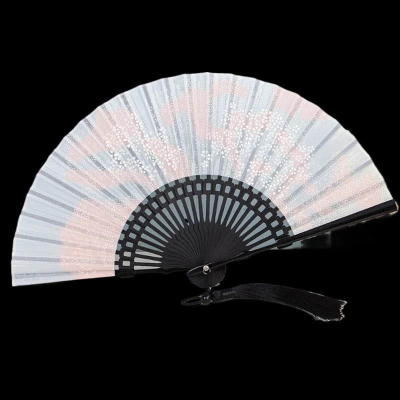 Antique Style Hollow Silk Folding Fan Japanese Classical Portable Women Girls Hanfu Dance Runway Fan Chinese Style Cute Hand Fan
