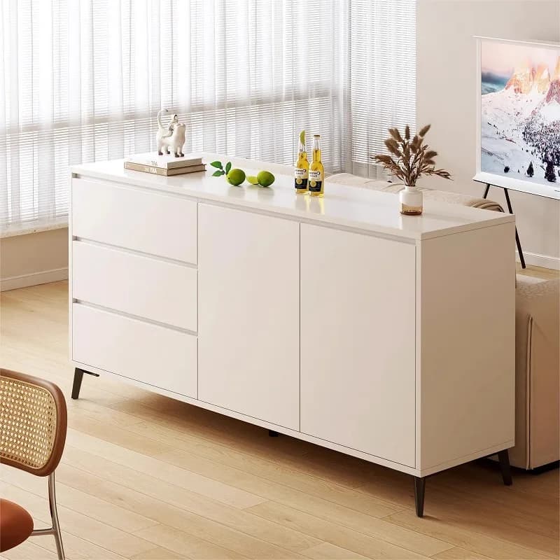 dining side cabinet against the wall integrated locker, living room locker tea cabinet